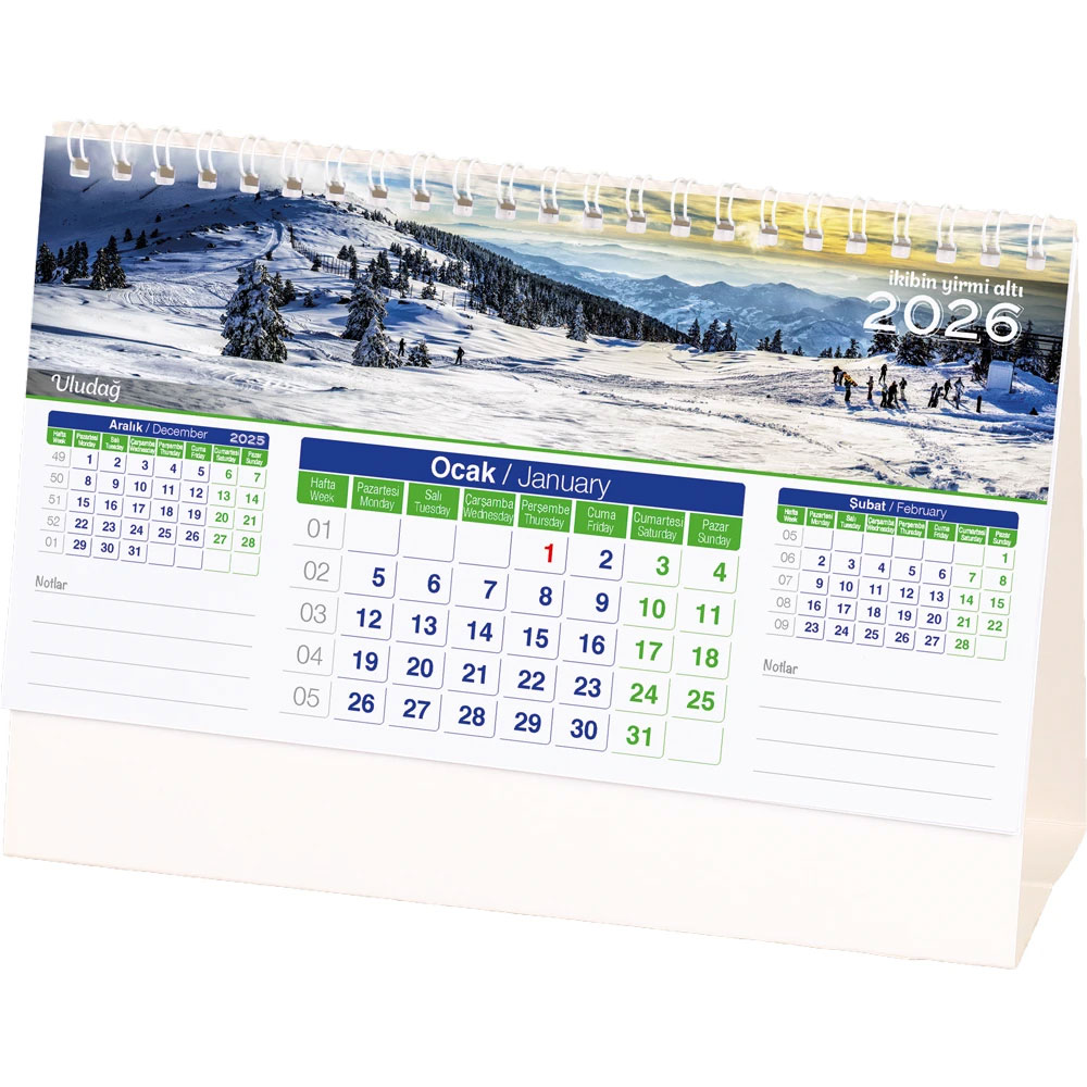 AMT-01-BR Manzara Masa Takvimi